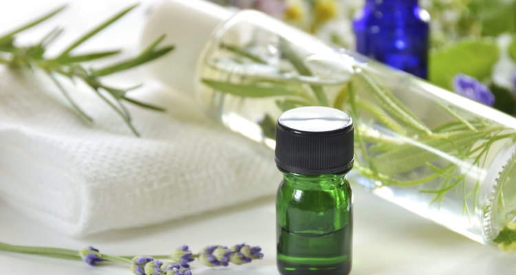 natural cosmetics and essential oils for skin care
