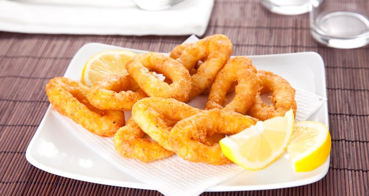 tasty fried calamari