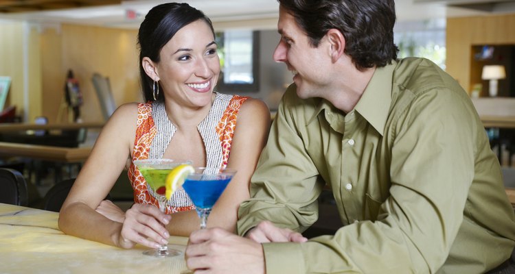 Couple Drinking Martinis