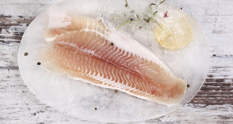 Frozen fish fillet.