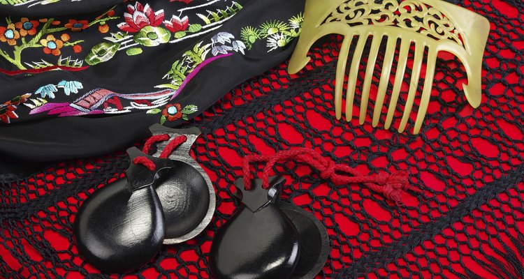 Spanish folklore and castanets