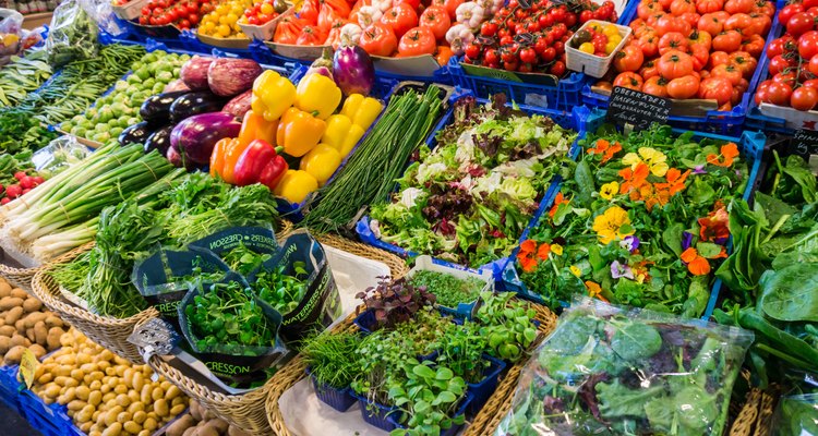 Fresh vegetables market. farmers market