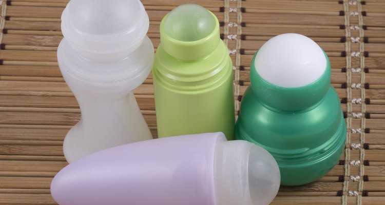 A few containers of different form are for deodorant