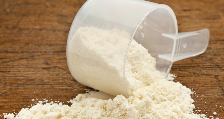 whey protein powder supplement