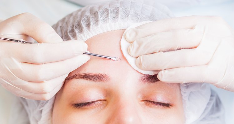Concept of medical treatment of rejuvenation and skincare