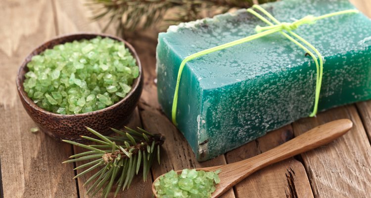 Pine soap with sea-salt.