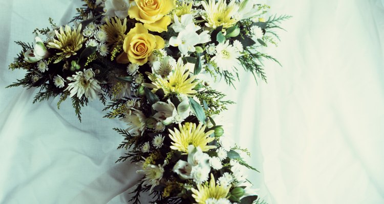 Cross shaped bouquet