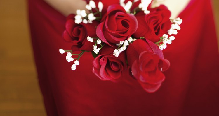 Woman with a bouquet