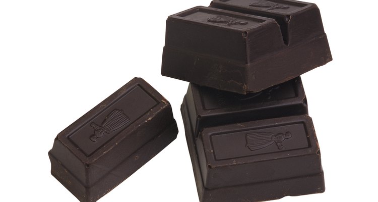Chunks of baking chocolate