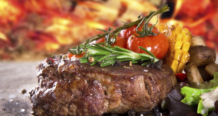 Grilled beef steak