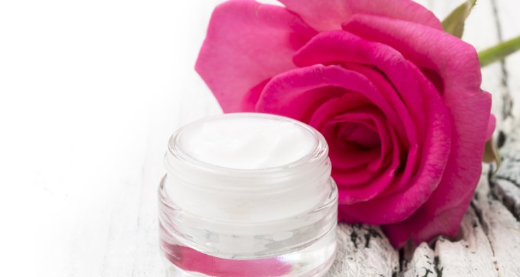 natural facial cream with rose