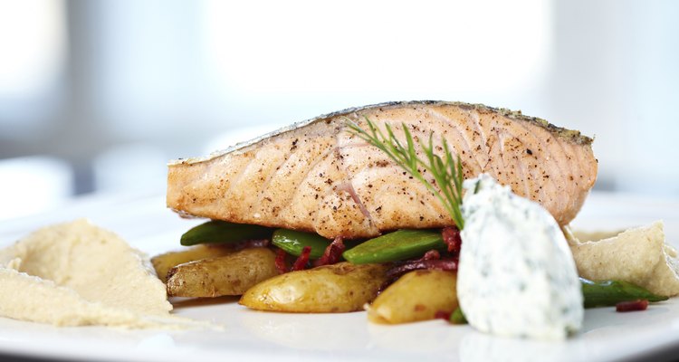 Baked salmon