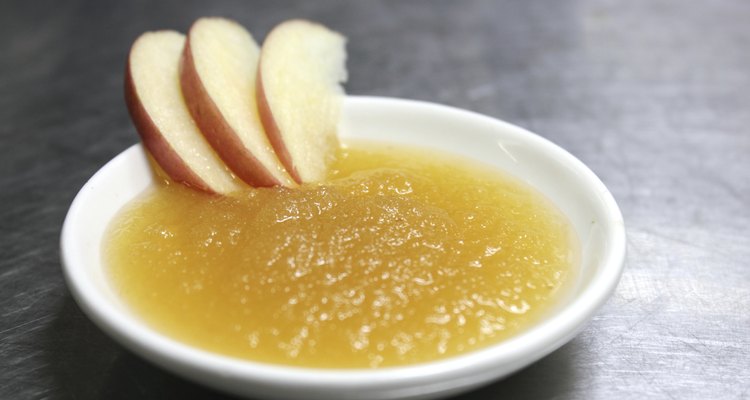 Fresh homemade apple sauce