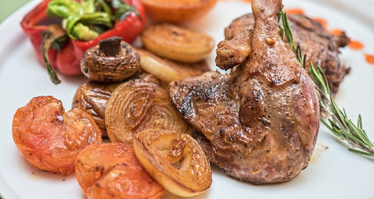 grilled duck legs