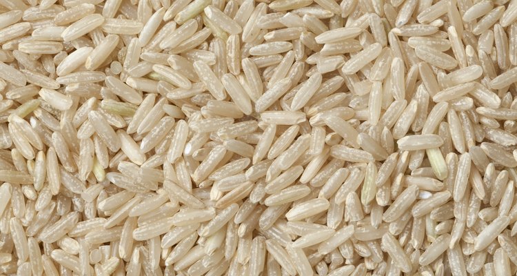 Raw brown rice