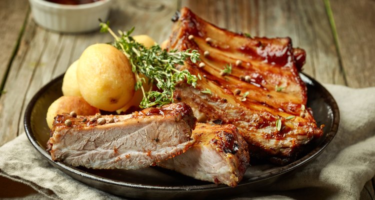 grilled pork ribs